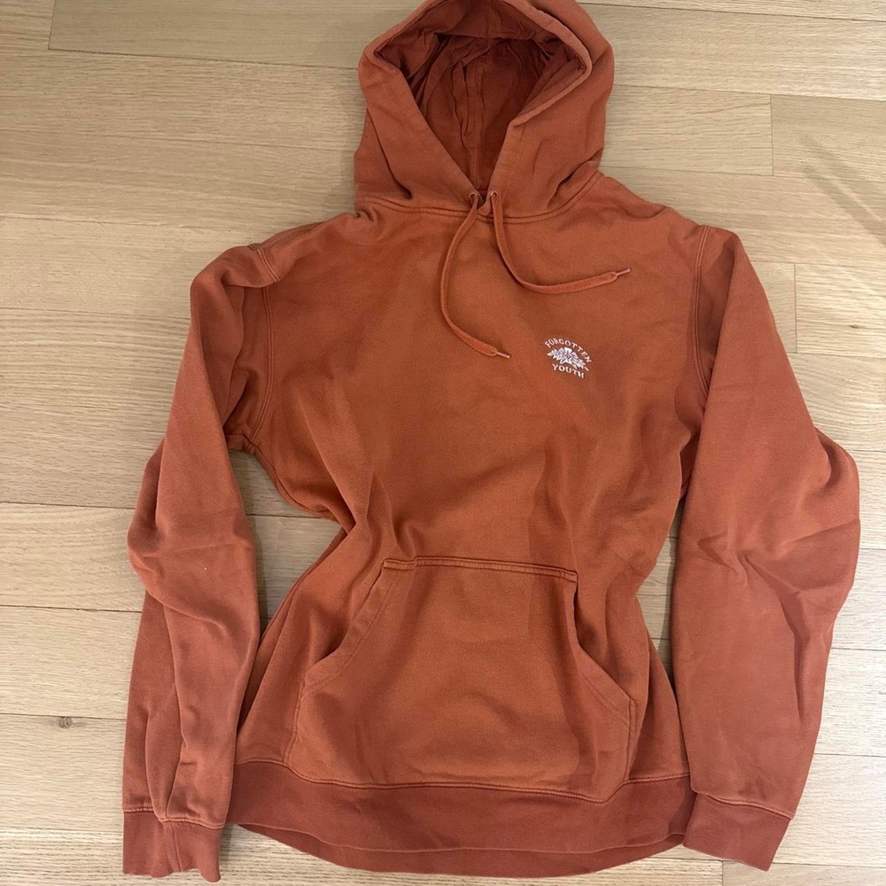 Men's Forgotten Youth orange hoodie